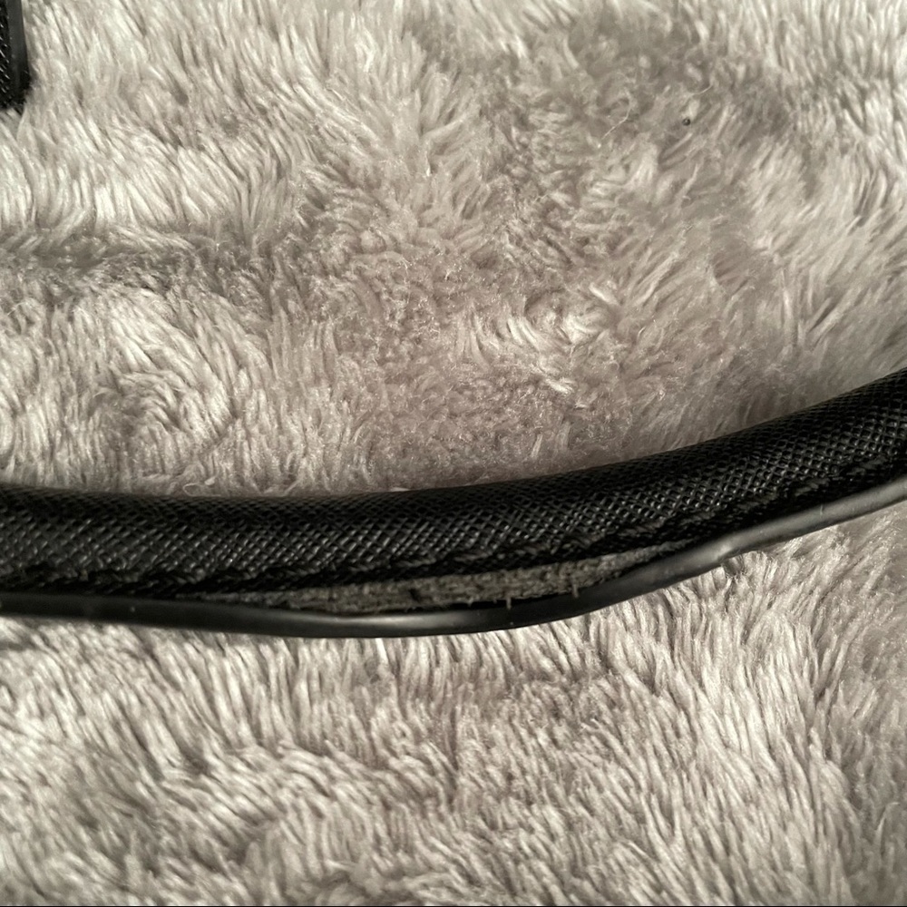 Michael Kors Hamilton Medium Satchel Black Saffiano Leather Classic Lock Purse - Picture 11 of 16